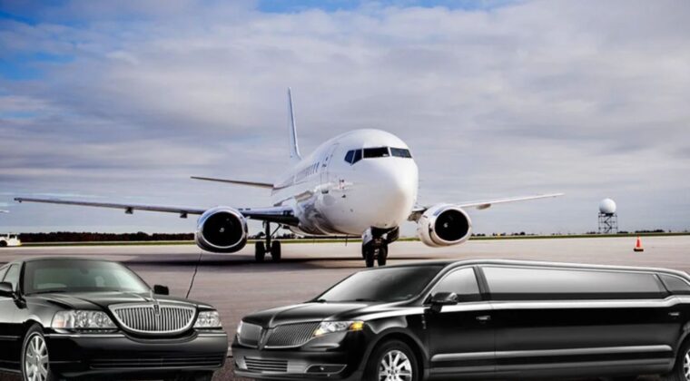 A large white airplane on the runway with cars parked in front of it.