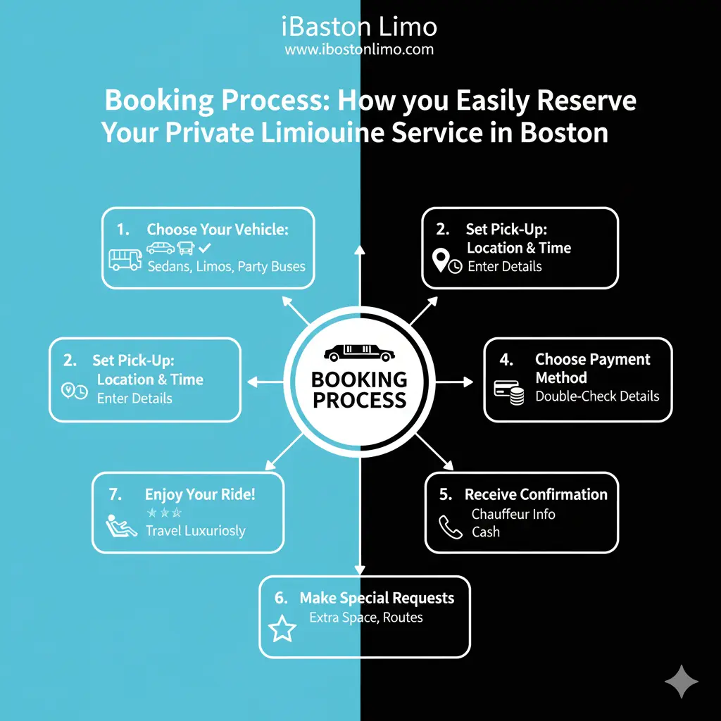 Booking Process: How to Easily Reserve Your Private Limousine Service in Boston